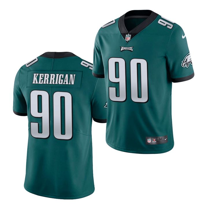 Men Philadelphia Eagles 90 Ryan Kerrigan Nike Green Vapor Limited NFL Jersey